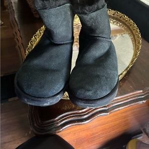 Black Ugg Ankle Boots.